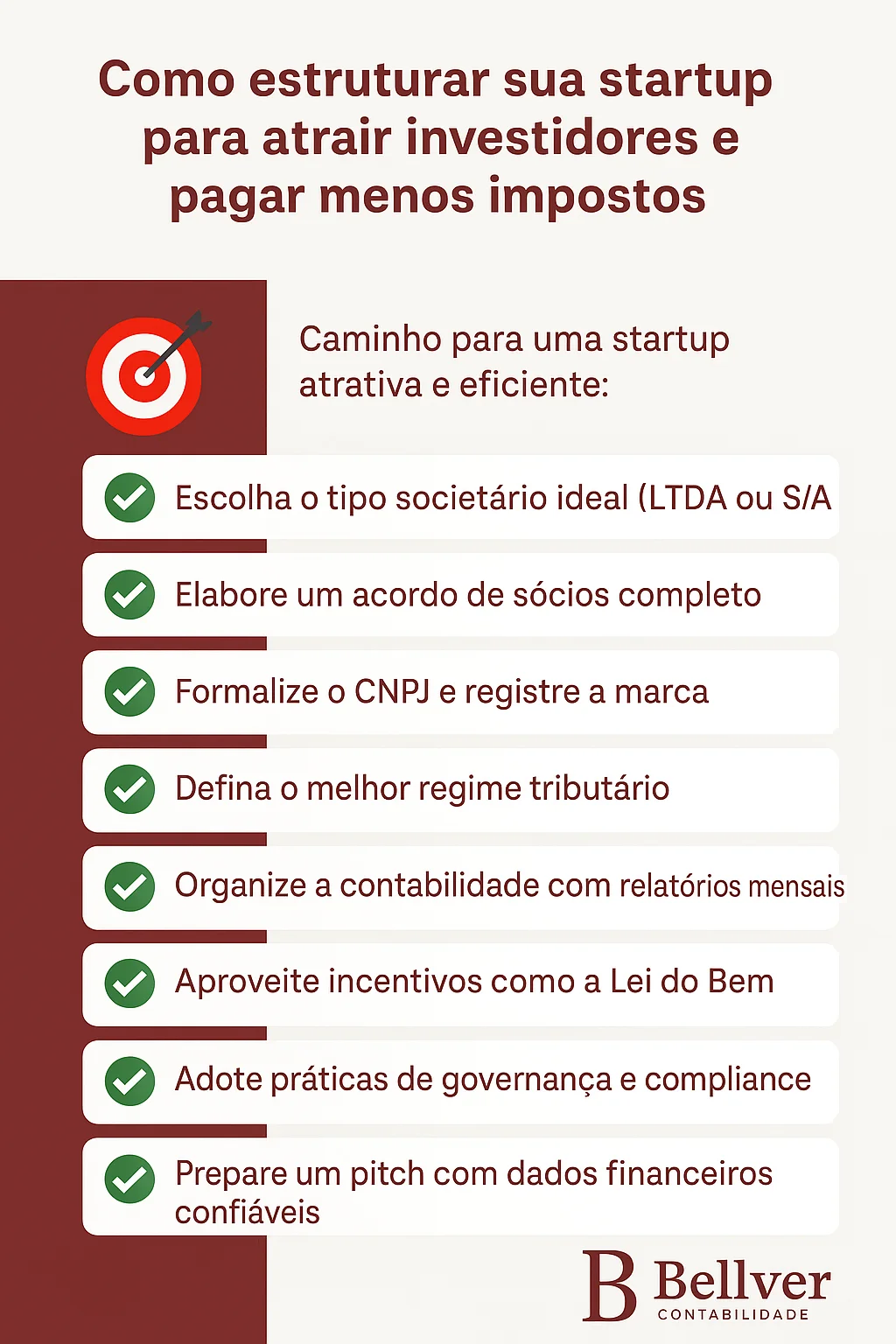 Infográfico: Como estruturar sua startup para atrair investidores e pagar menos impostos